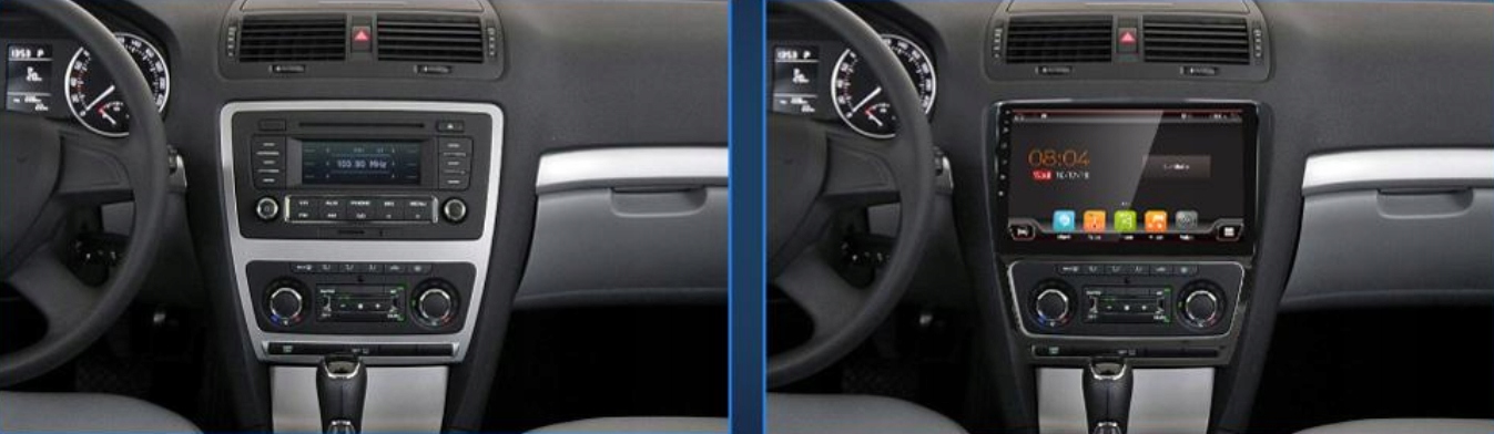 RADIO ANDROID SKODA OCTAVIA 2 A5 2007-14 1/16 CAM! Komunikacja GPS Bluetooth Wi-Fi