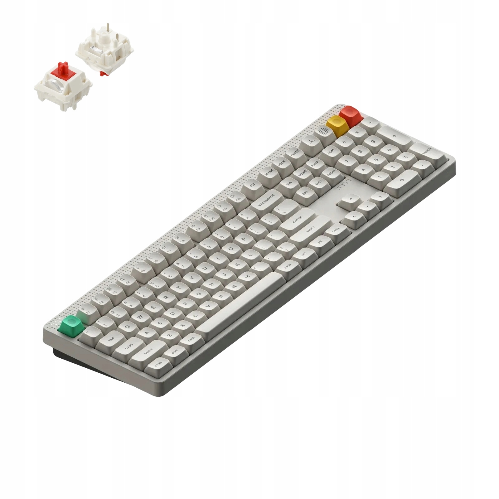 NuPhy Node 100 Bezprzewodowa Klawiatura Mechaniczna High Profile Red Max