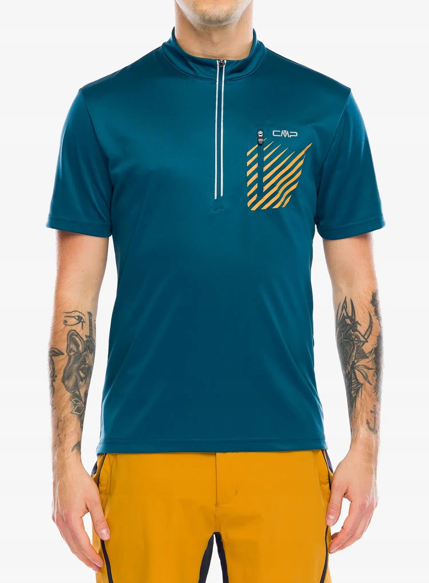 Cyklistický dres Cmp Clutch T-Shirt Freebike petroleum 52 (XL)