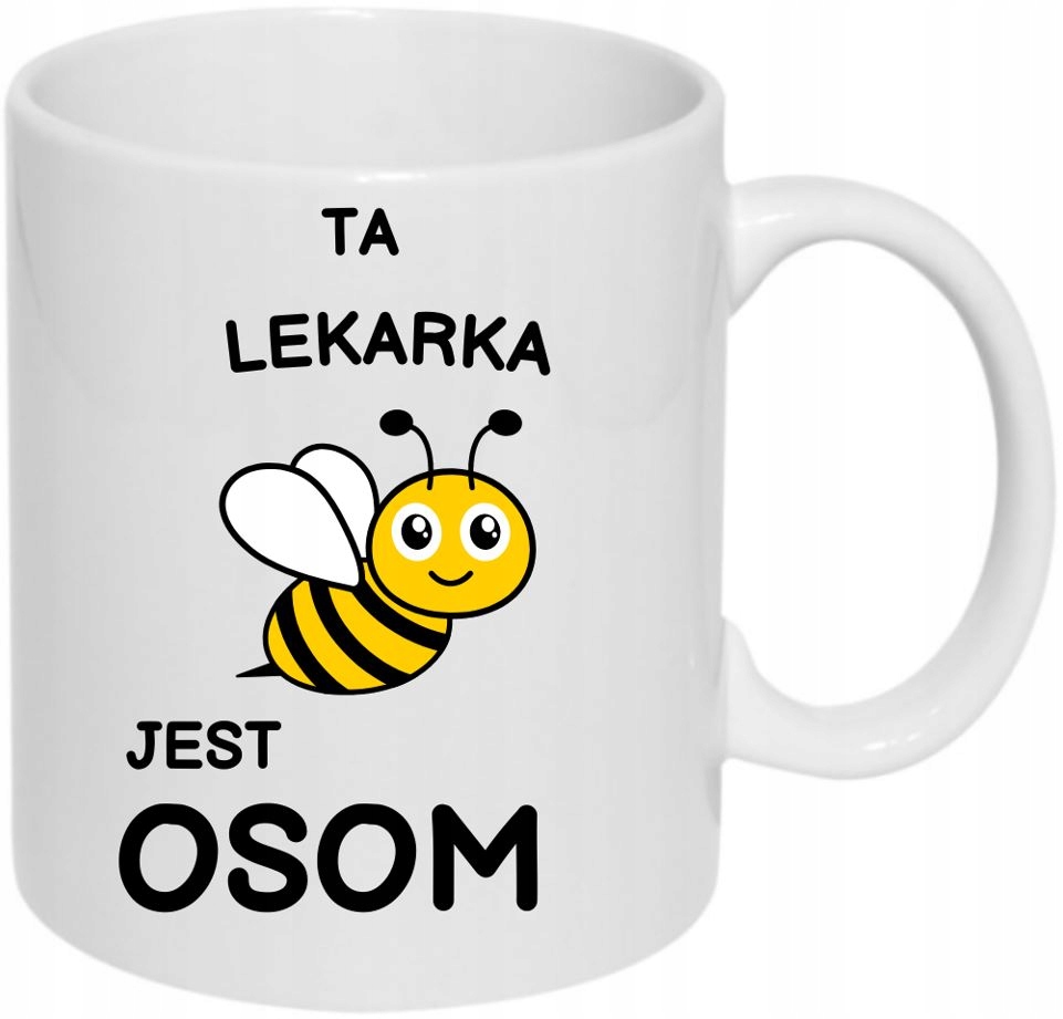 KUBEK PREZENT LEKARKA JEST OSOM HUMOR