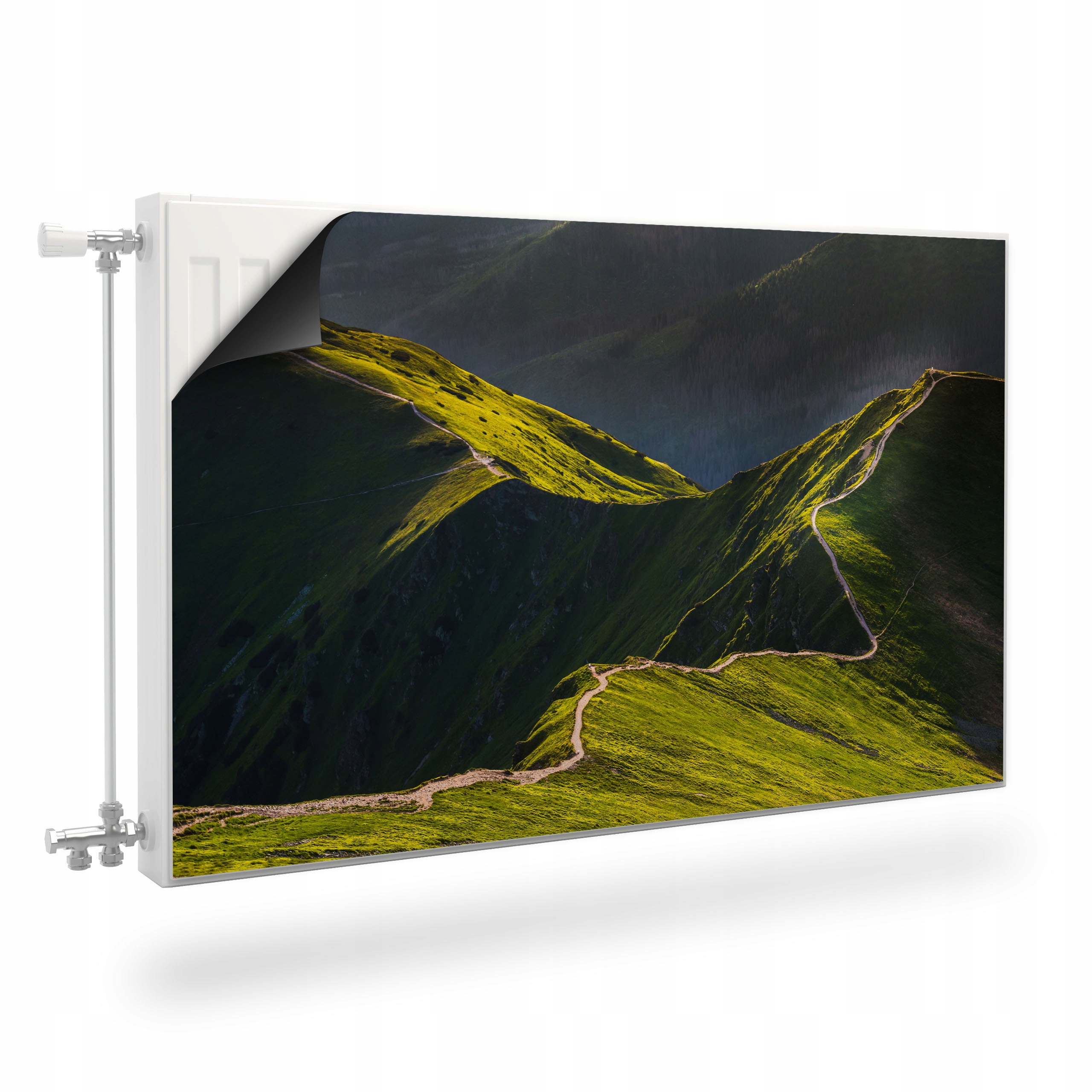 Magnetická Podložka Na Radiátor Hory Příroda Krajina Kryt Na Radiátor 120x60