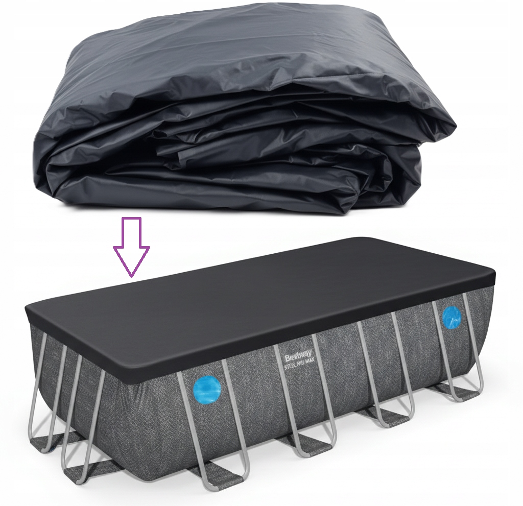 Kryt plachty na bazén Bestway 56671, silná ochranná plachta na bazén