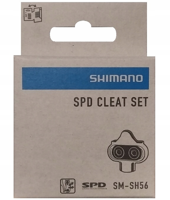 BLOKI DO PEDAŁÓW SPD SM-SH56 SHIMANO WIELOKIERUNKOWE BEZ NAKRĘTKI BLOKU Marka Shimano