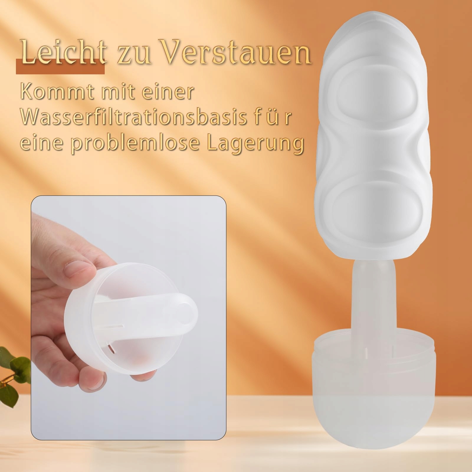 EGG MASTURBATOR Silikonowa Kieszonkowa Waginka Dla Mężczyzn — miniatura 7