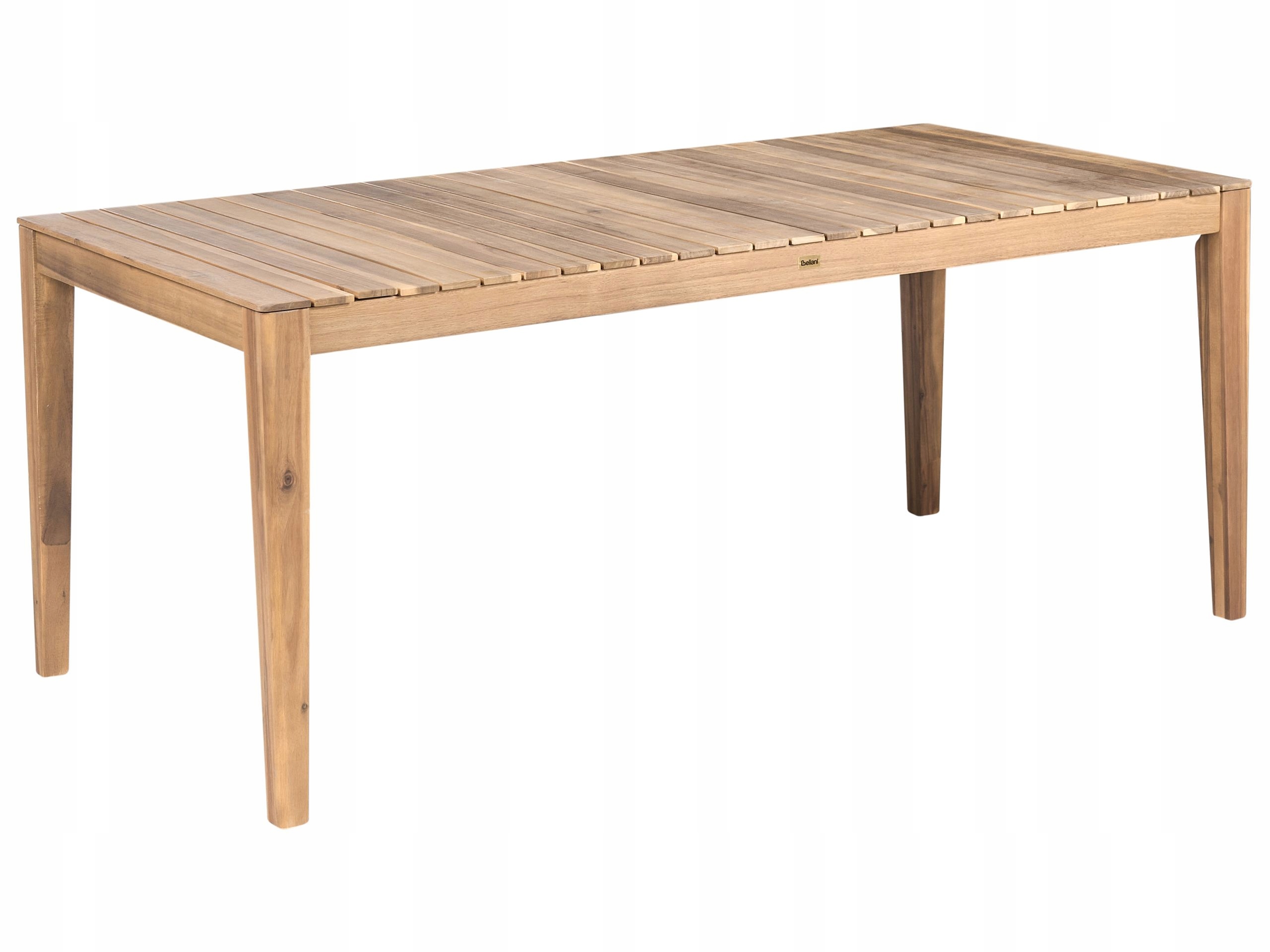 Stół ogrodowy 180 x 90 cm certyfikowane drewno akacjowe jasnobrązowy