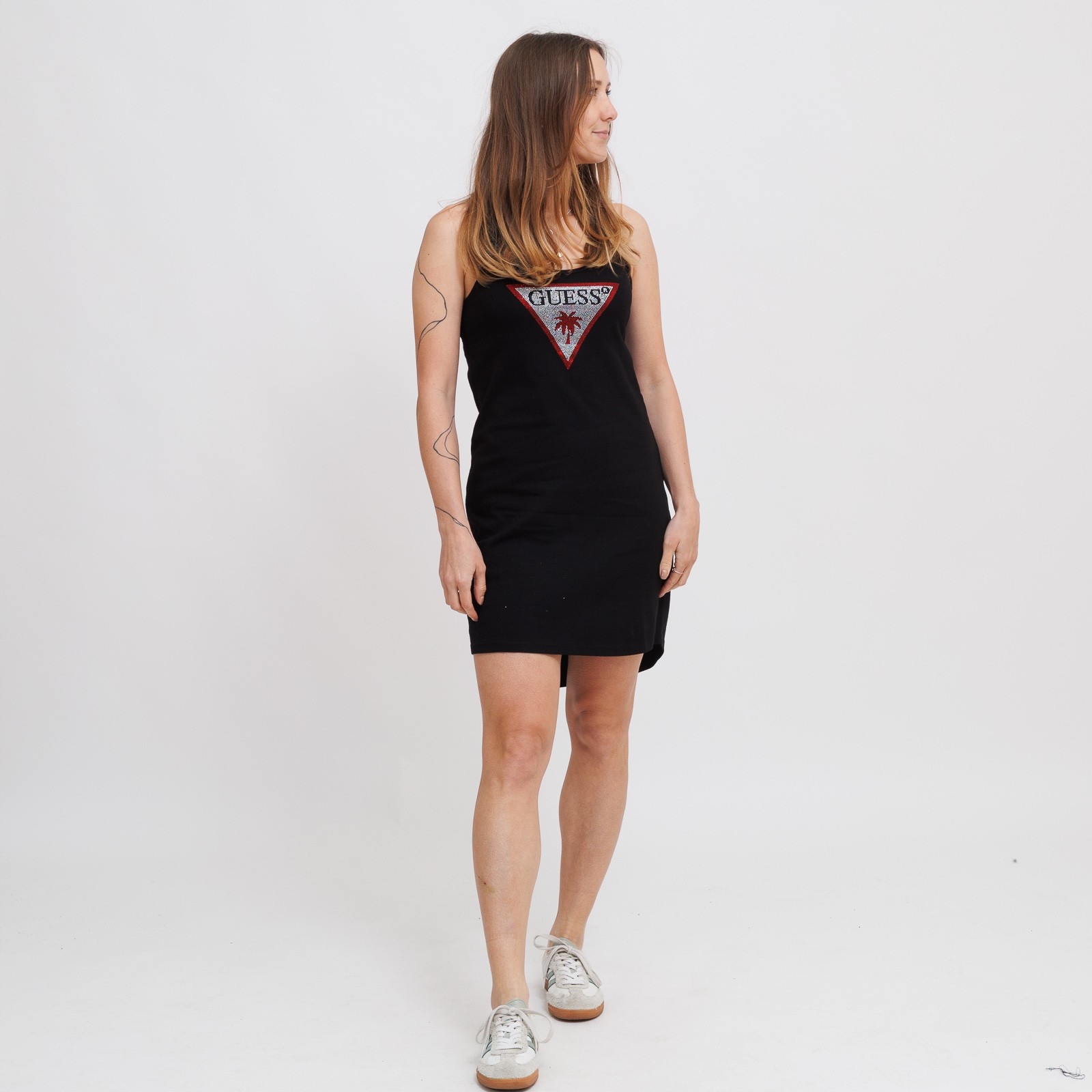 Dámské šaty Guess Triangle Rhinestones Tank