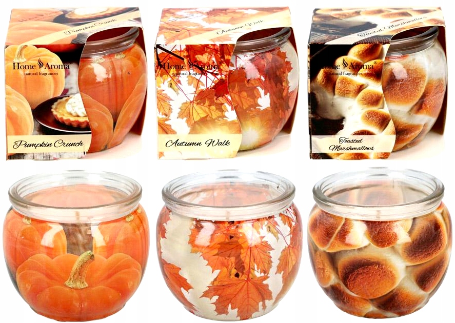 

6 x Świeca Świeczki Zapachowe Zestaw Jesień