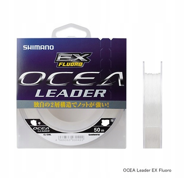 Shimano Fluorocarbon Ocea Ex Fluoro 0,38mm 20lb 50m Clear
