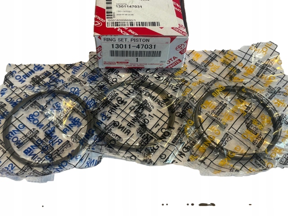 13011-47031 - ОРИГИНАЛЬНЫЕ КОЛЬЦА TOYOTA YARIS 1,33 1NR-FE
