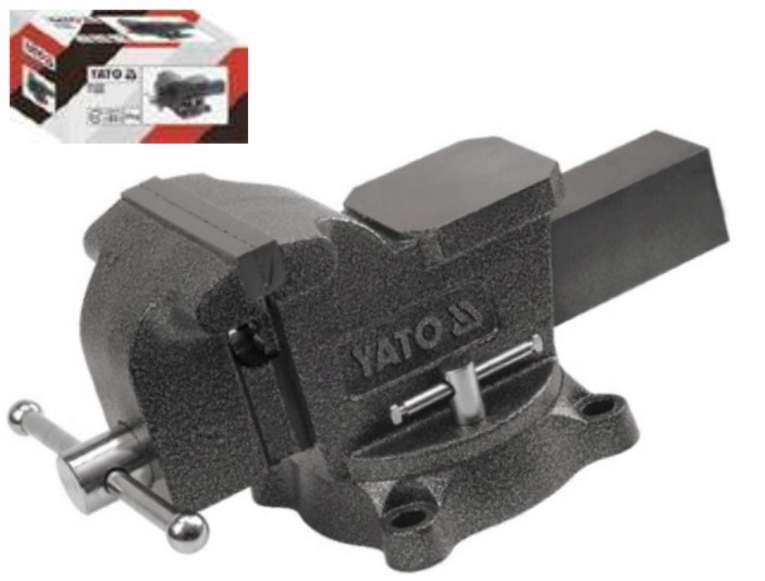 YATO слесарные поворотные тиски YT - 6502 125 мм