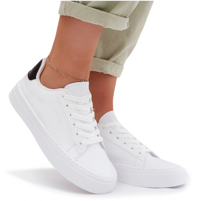 Sneakersy Buty Sportowe Damskie Big Star Hi-poly System Białe 39