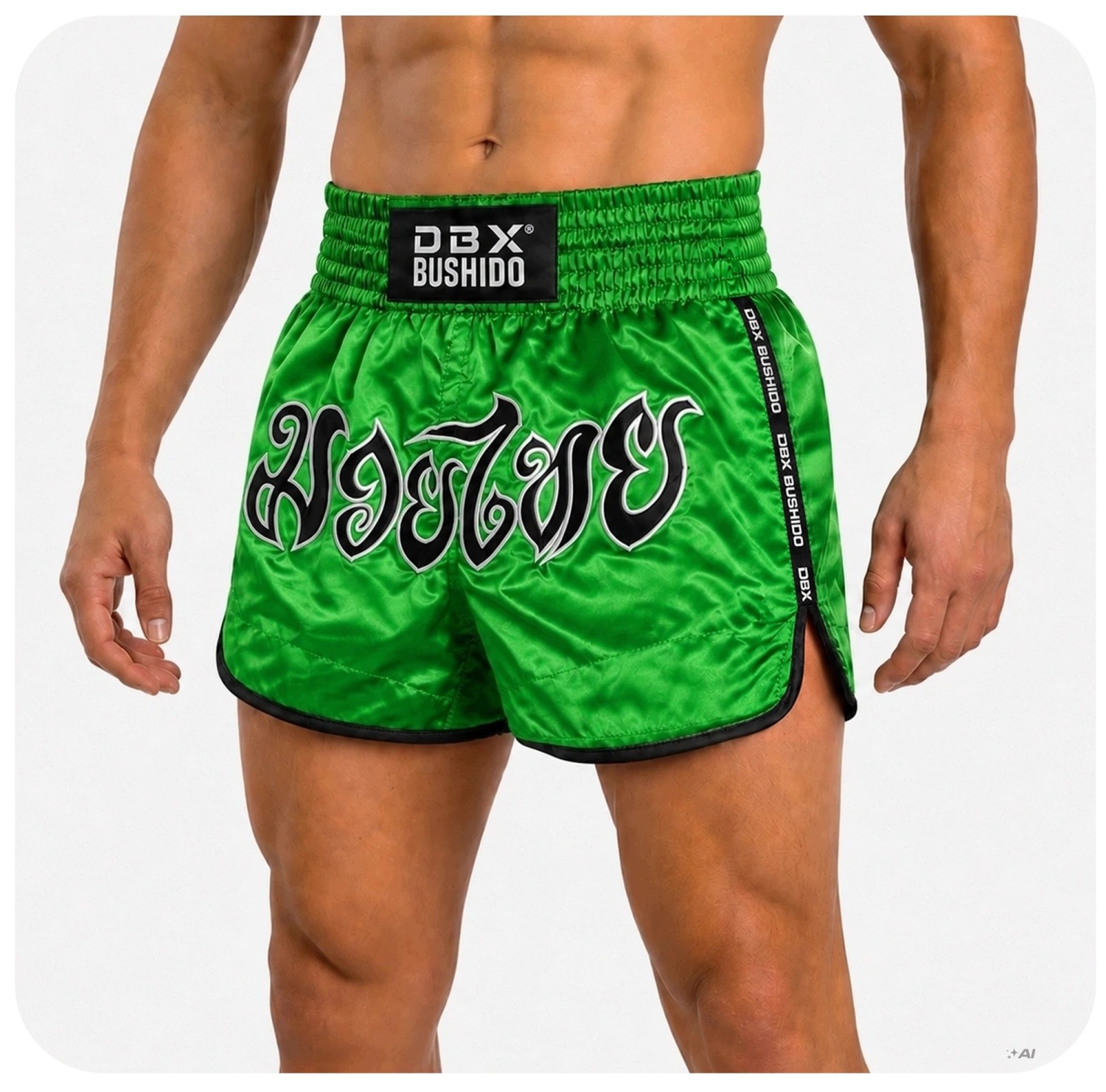 Spodenki do Muay Thai treningowe Tajskie Green Combatwear Dbx Bushido Xs