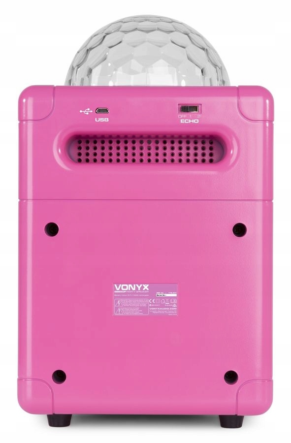 GŁOŚNIK karaoke LED RGB BT 50W bateria+ mikrofon Model SBS50