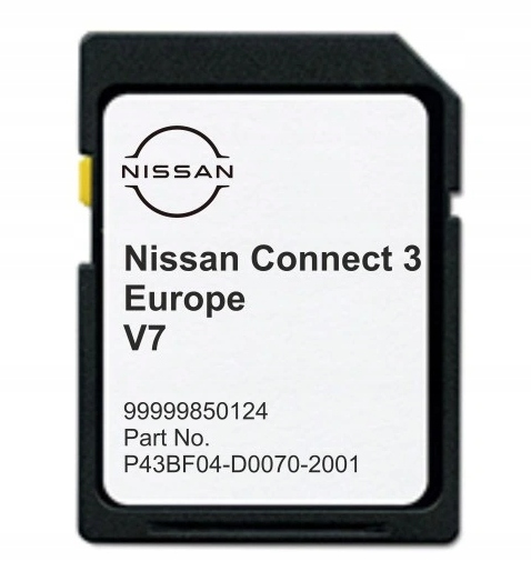 Mapa Do Nawigacji Nissan LCN3 V7 2022/2023 Pulsar Qashqai Juke Micra Radary