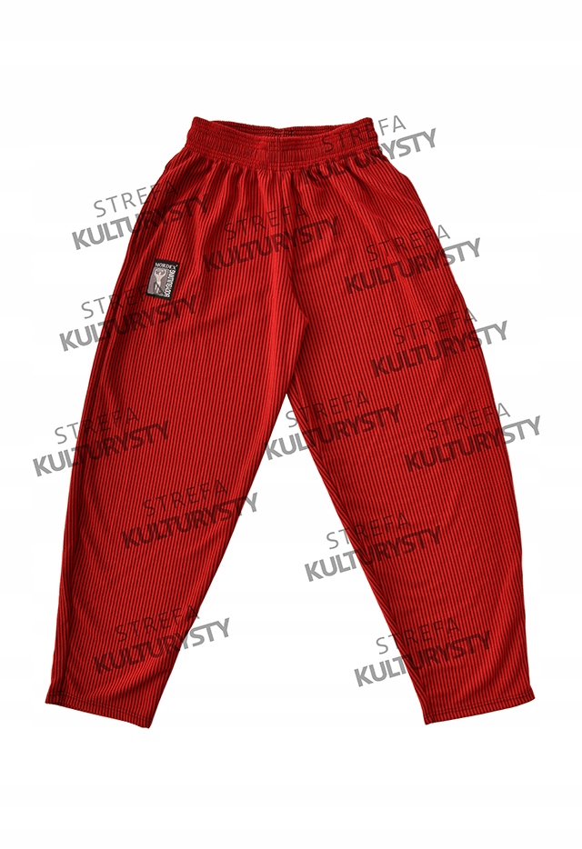 Spodnie prążkowane Mordex czerwone 02 XXL York siłownia