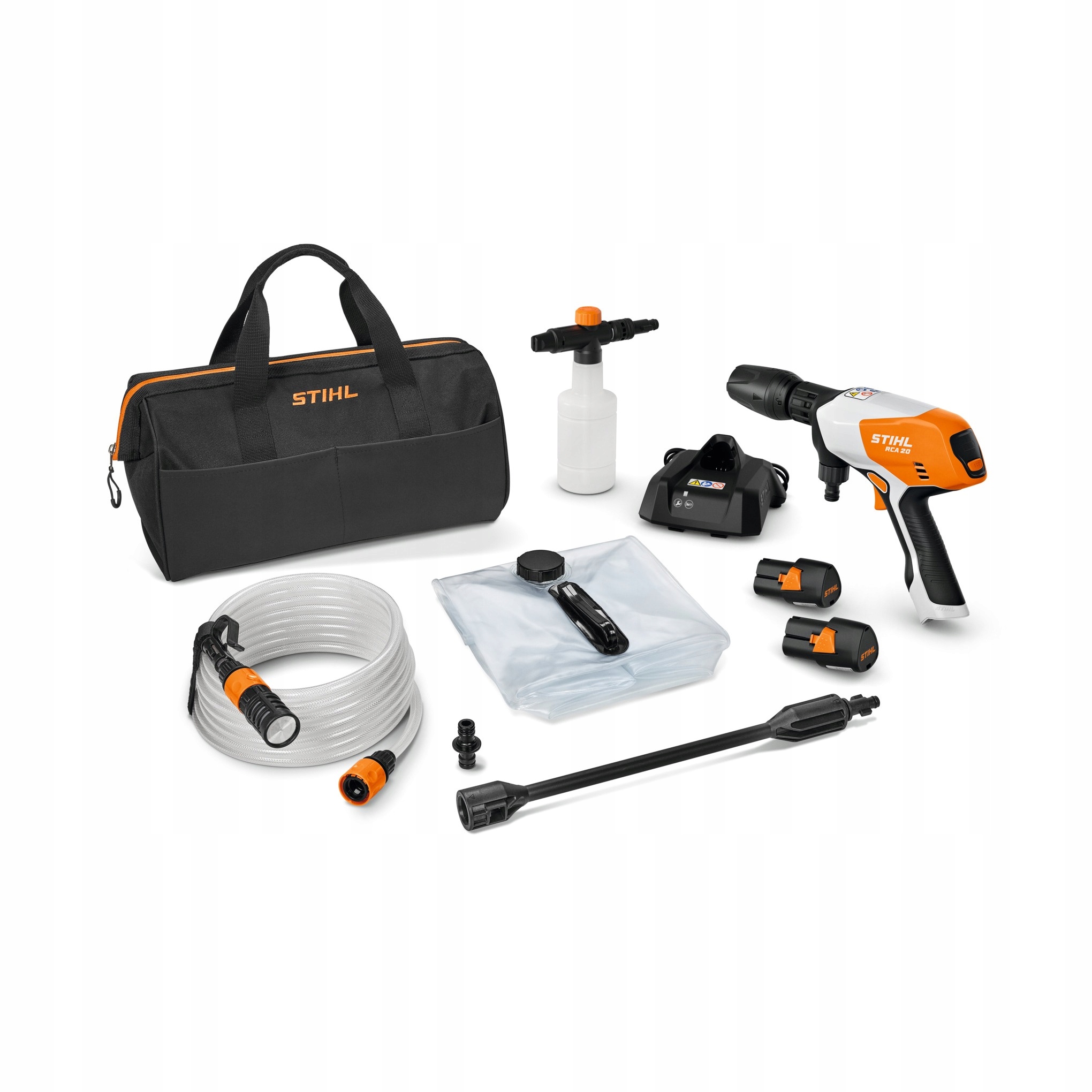 Stihl Rca 20.0 Set Myjka Akumulatorowa 24 Bar Zestaw 2X AS2 AL1