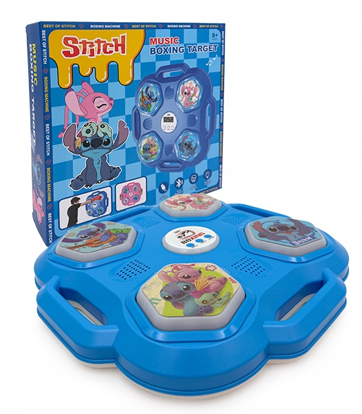 Tarcza Treningowa Maszyna Bokserska z Muzyką Bluetooth STITCh niebieska