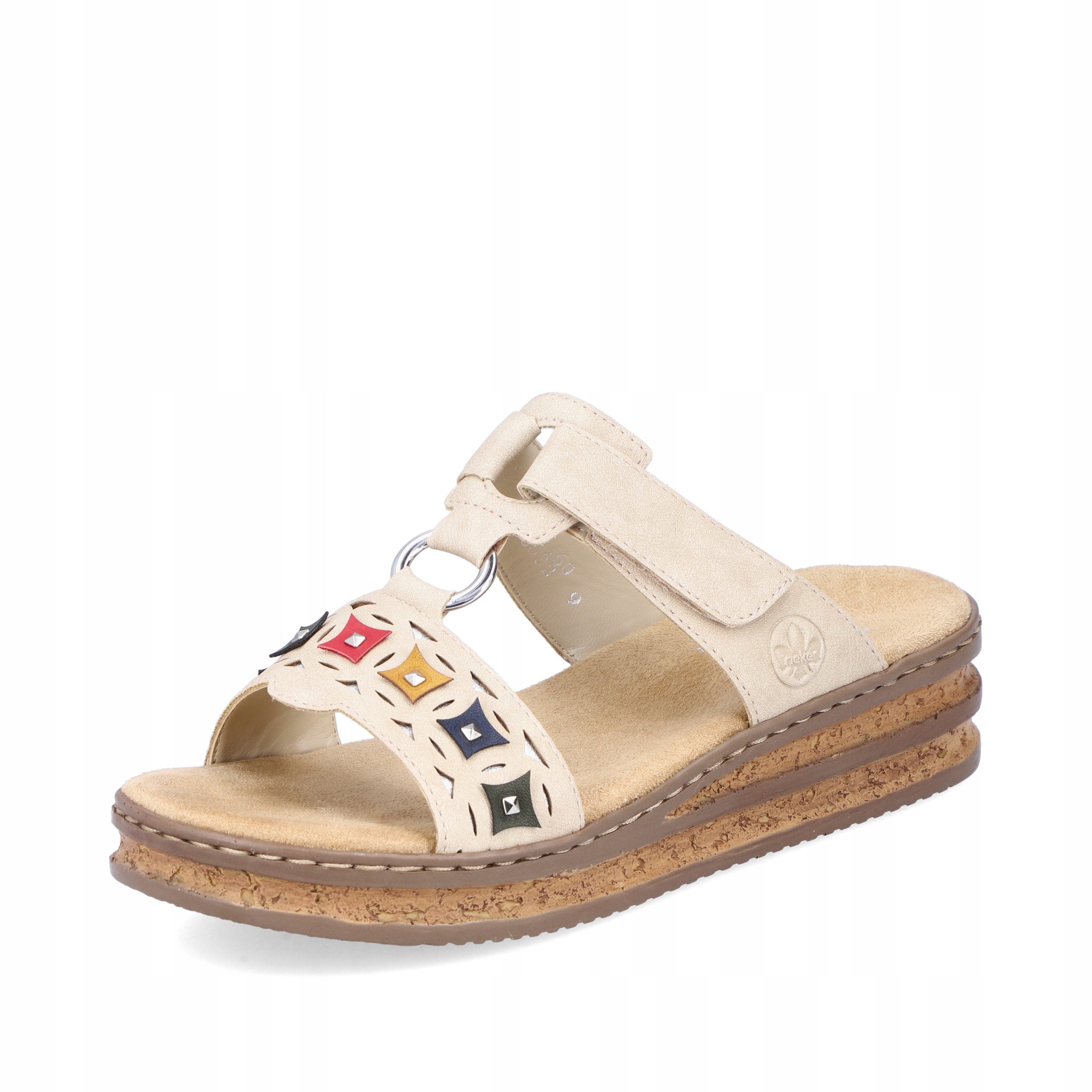 

Rieker Antistress Klapki Beżowe 62924-60 r. 38