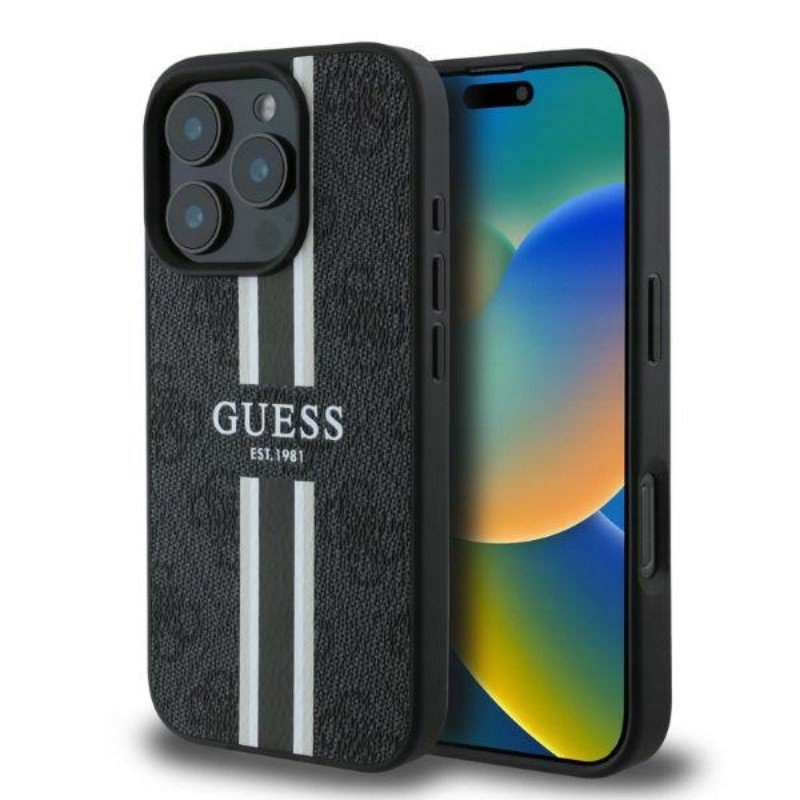 Guess MagSafe – Pouzdro pro iPhone 16 Pro (černé)