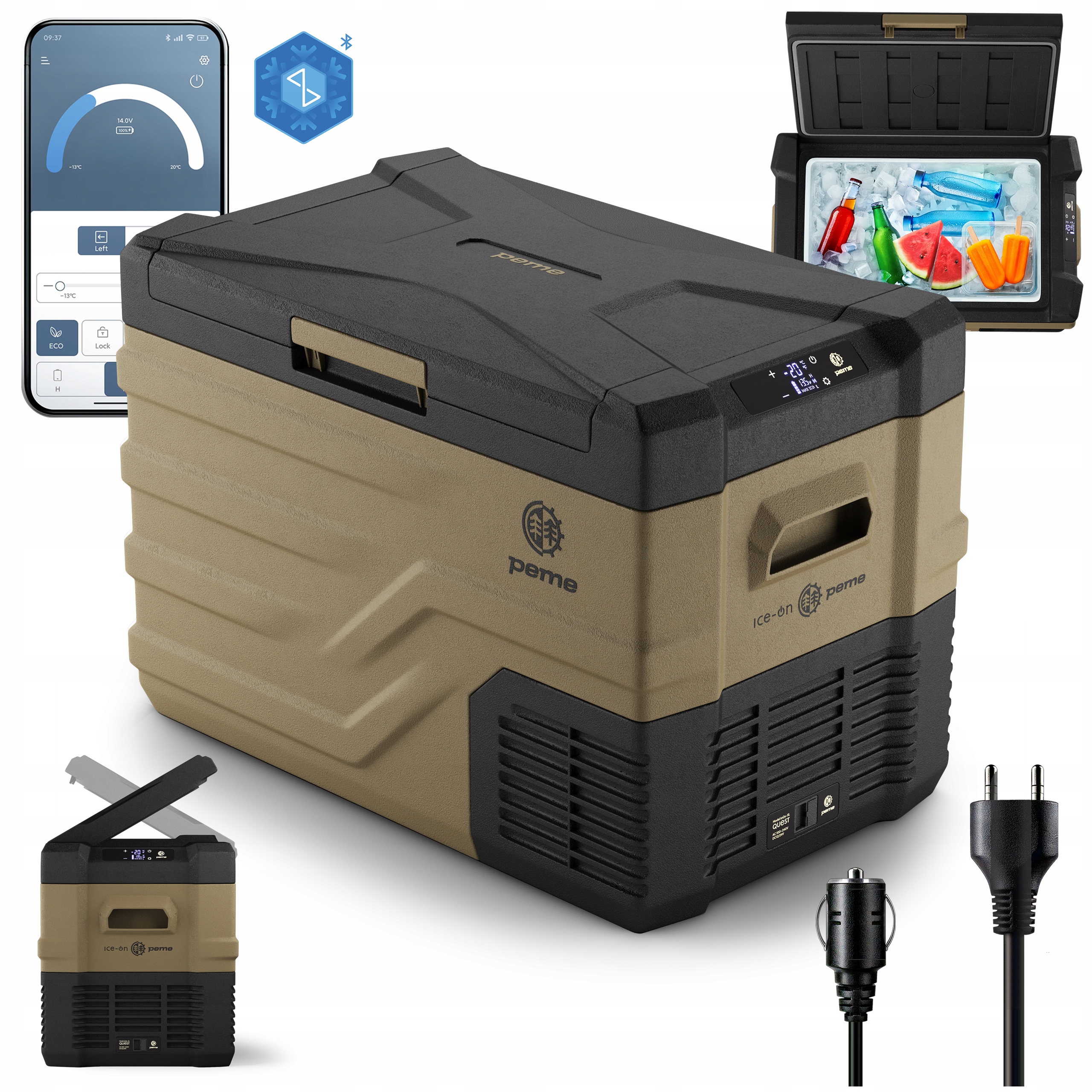 Lodówka Kompresorowa Elektryczna Zamrażarka Samochodowa Quest 40 Eco Peme