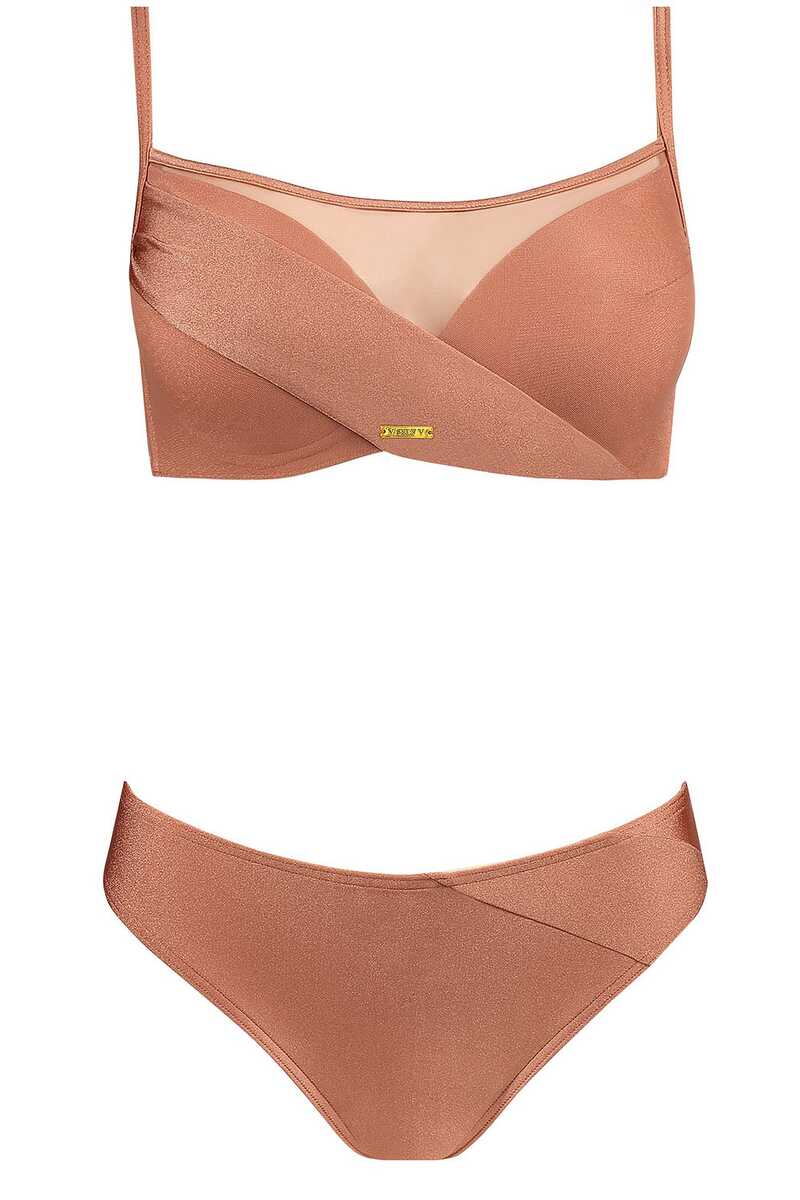 Self Dvoudílné plavky Fashion 10 25 béžové 80C