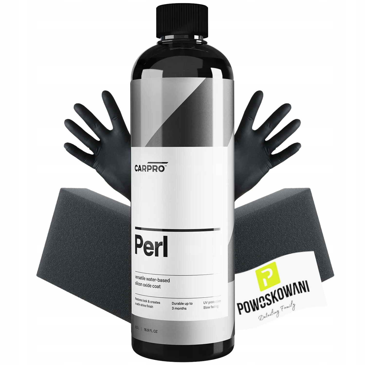CarPro Perl Coat 0,5L Satynowy Dressing do Opon Plastików Gumy