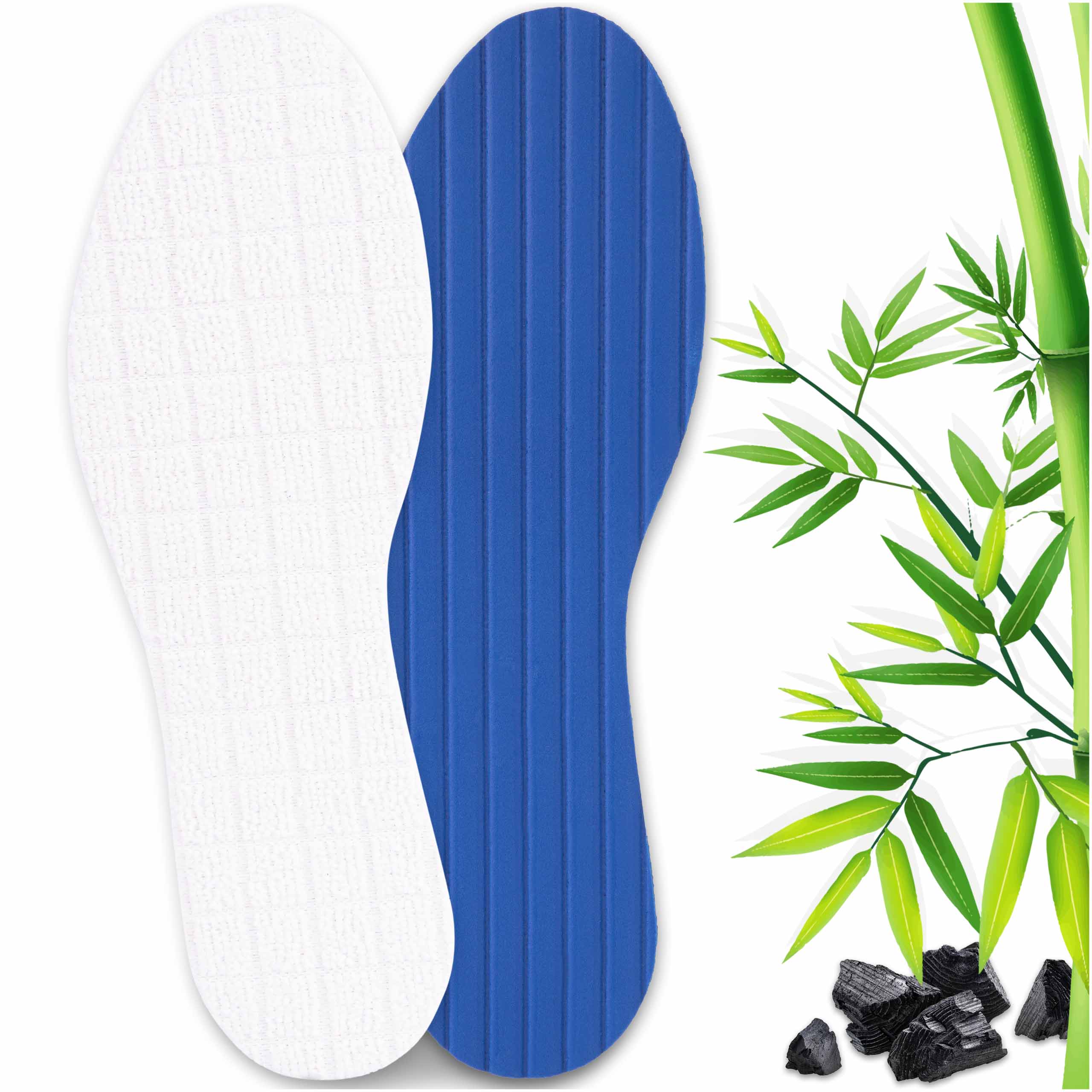 

Przeciwpotne wkładki do butów węgiel bambus 38