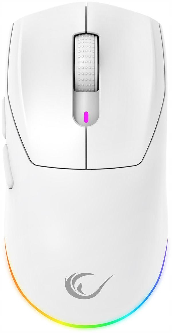 Rampage Prote M5 Bezdrátová Myš 24000 Dpi Rgb 1000HZ Bílá Usb-c