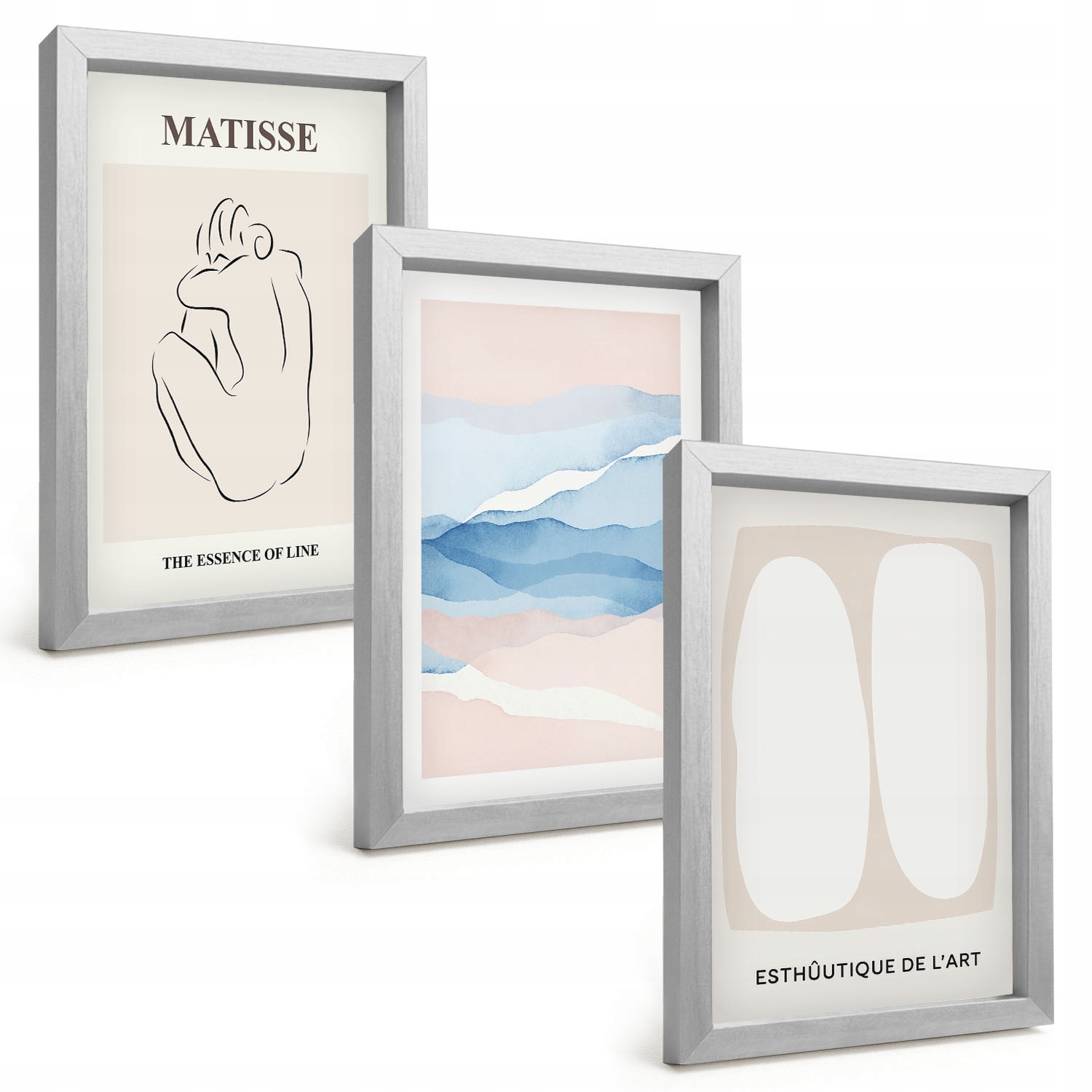 Dekorativní uspořádání obrazů Abstraktní formy Matisse 3 Částečný set