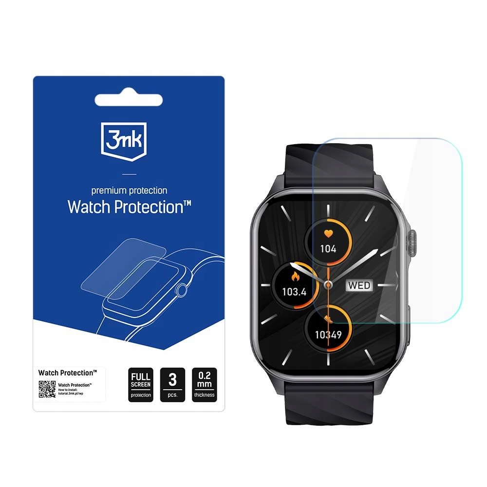 3 szt. Folia ochronna do Altora Easy Touch 3mk Watch Protection