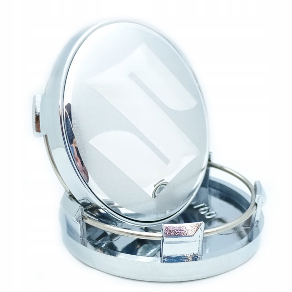 4 dekielki dekle kołpaczki kapsle zatyczki SUZUKI 60-56mm srebrne chrom Producent Inny
