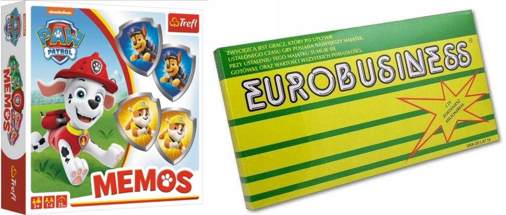2W1 Gra Memos Psi Patrol Trefl Eurobusiness