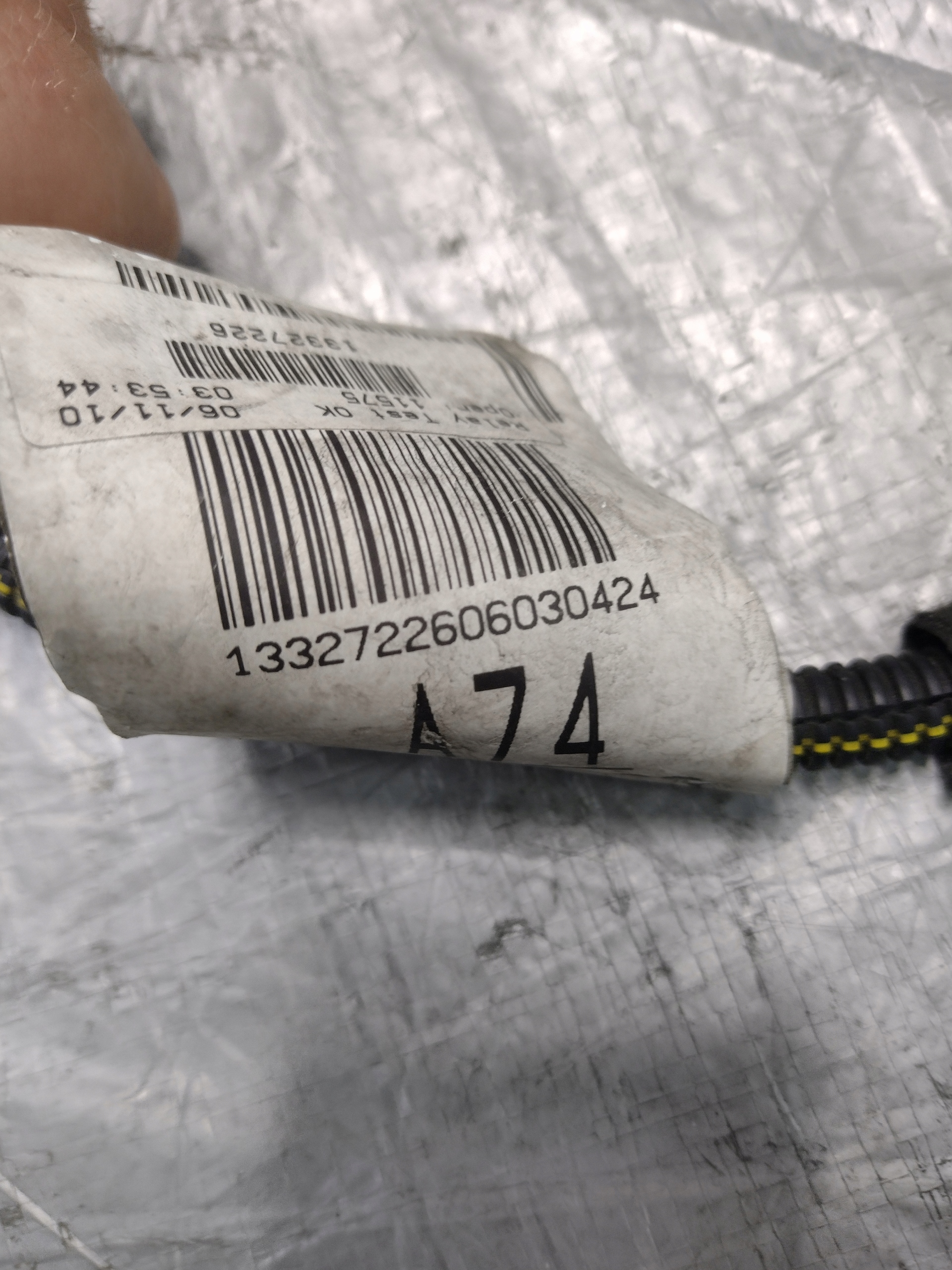 cablaggio VENTOLA Opel Insignia A 13327226