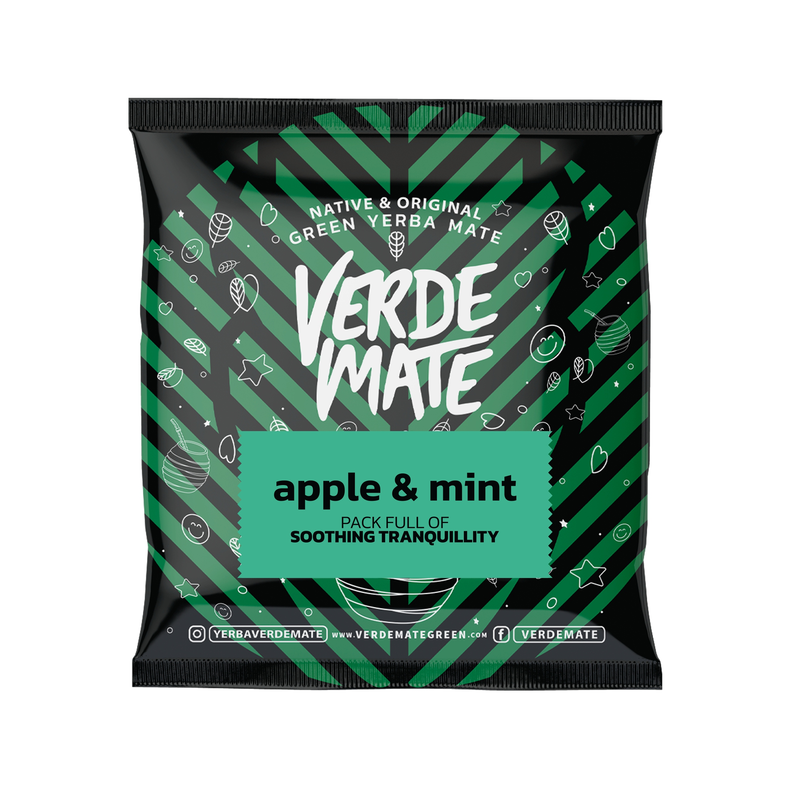 Levně 9 x Verde Mate Green Apple & Mint 50 g