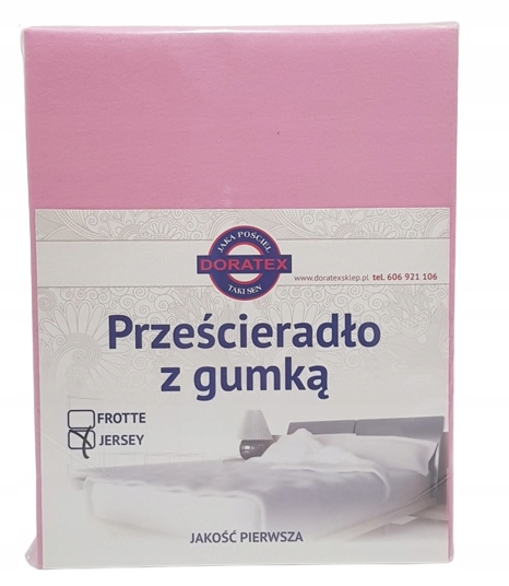 

Prześcieradło Z Gumką Bawełna Jasny Róż 90x200 cm