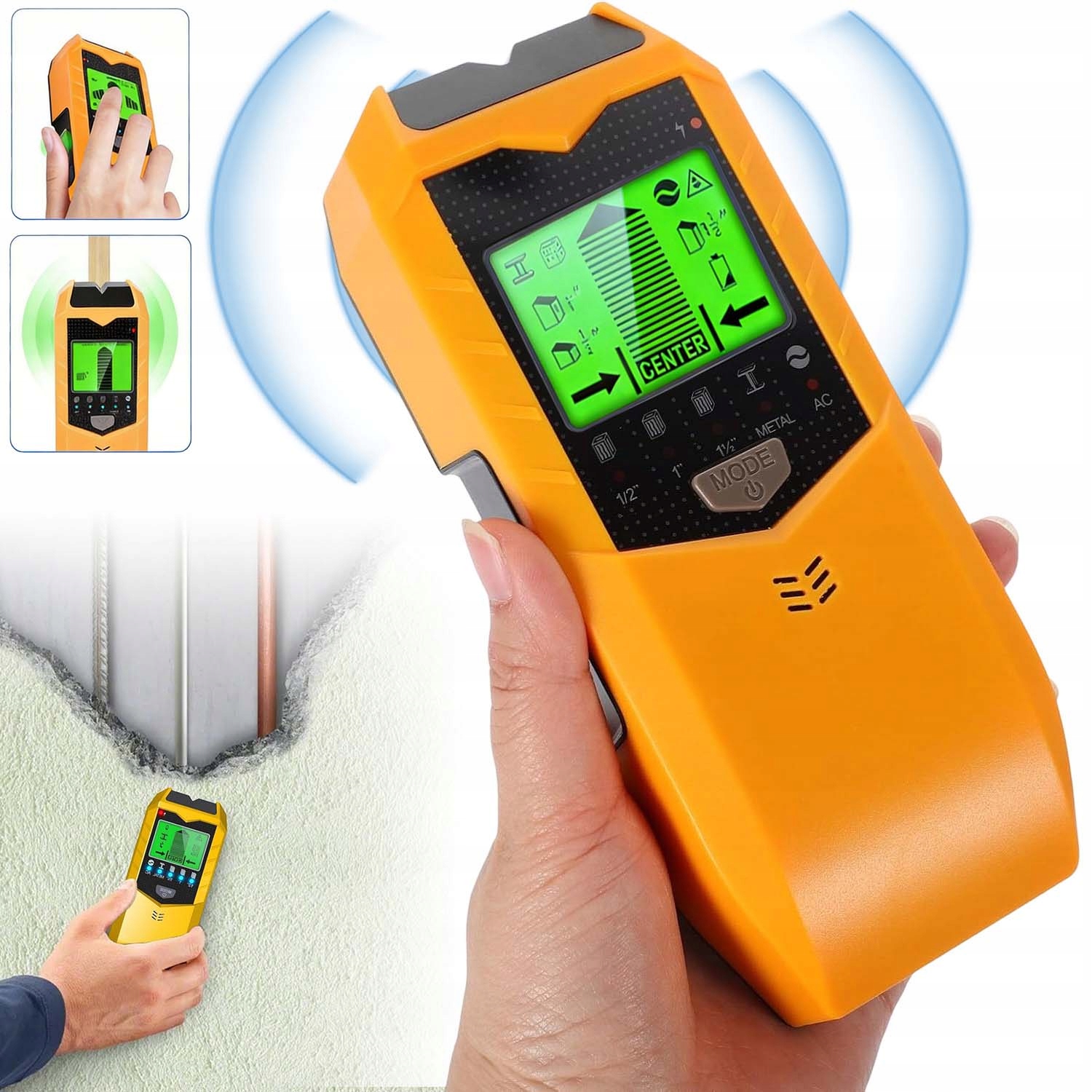 Detektor Kabelů, Detektor Dřeva, Kovové Kabely, Trubky Ve Zdi S LCD 5V1