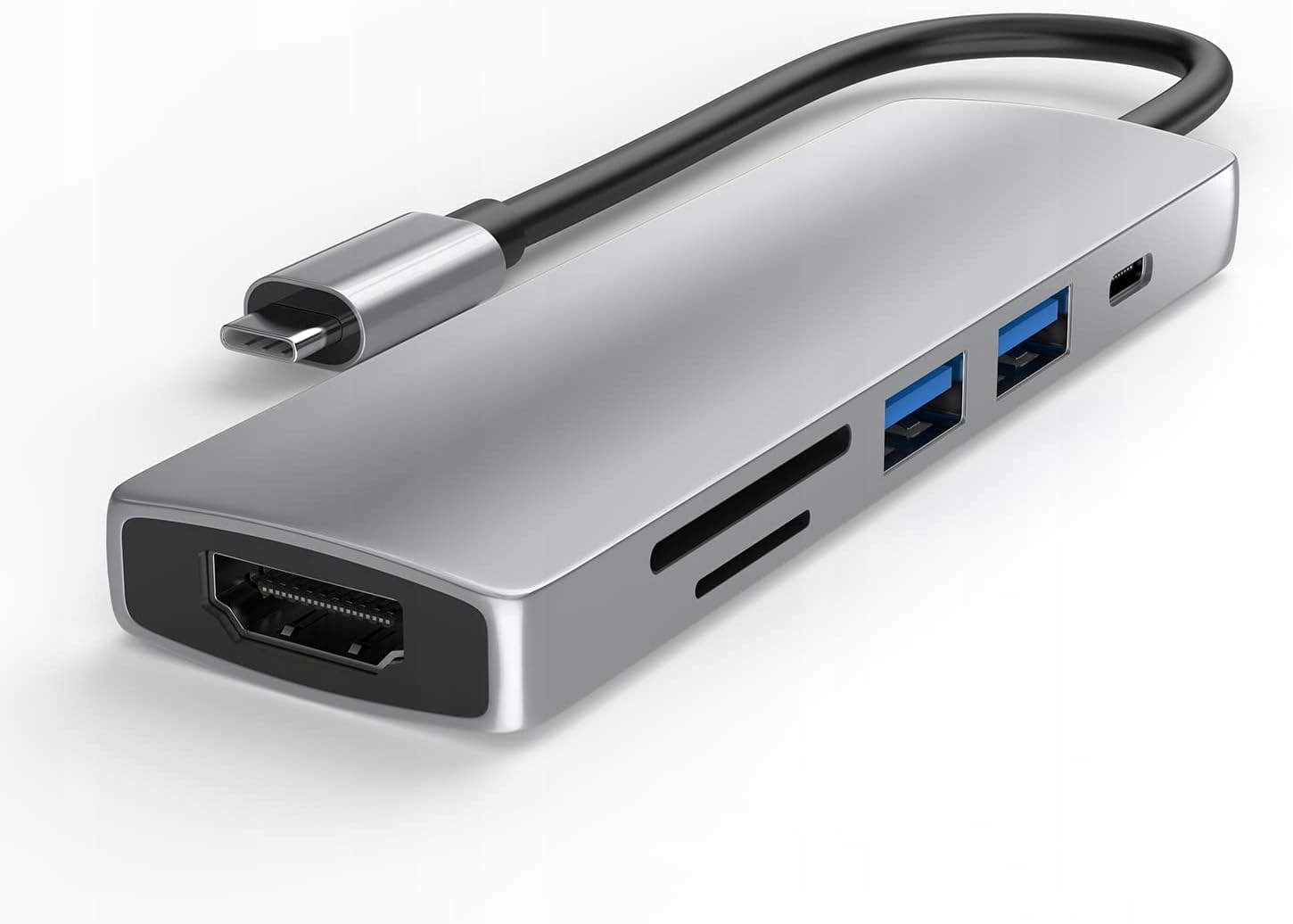 Redstar24 Adapter Usb C Hub 6 w 1, Multiport Usb C z Hdmi 4K
