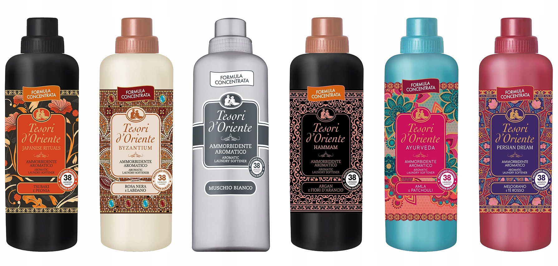 Levně Tesori d'Oriente Sada koncentrátů na oplachování 6 kusů