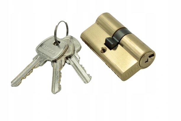 Wkładka do zamka GERDA Drzwi 30/45 Mosiądz