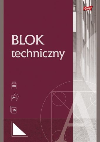 

Blok techniczny A4, 10 kartek, Unipap
