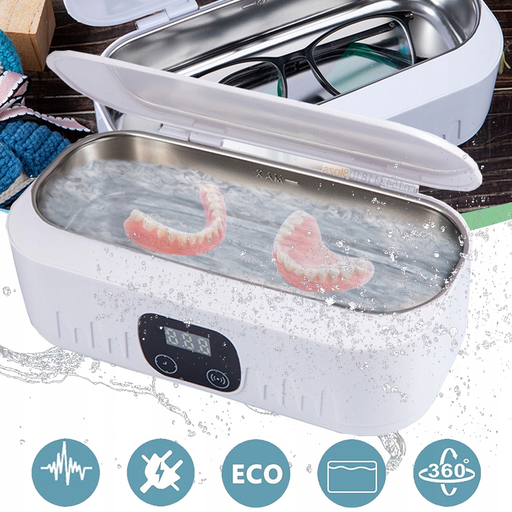 400ML Myjka Ultradźwiękowa 47000 Hz Ultradźwiękowe Urządzenie Czyszczące