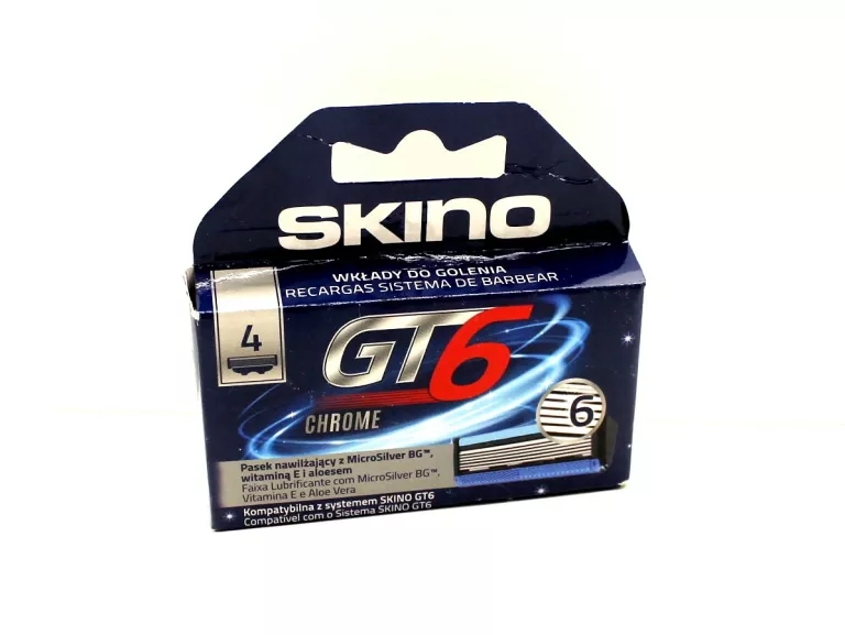 WKŁADY DO MASZYNKI SKINO GT6 4 SZTUKI EAN (GTIN) 5601009990894