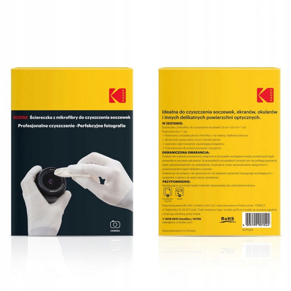 Kodak ściereczka z mikrofibry czyszczenie optyki