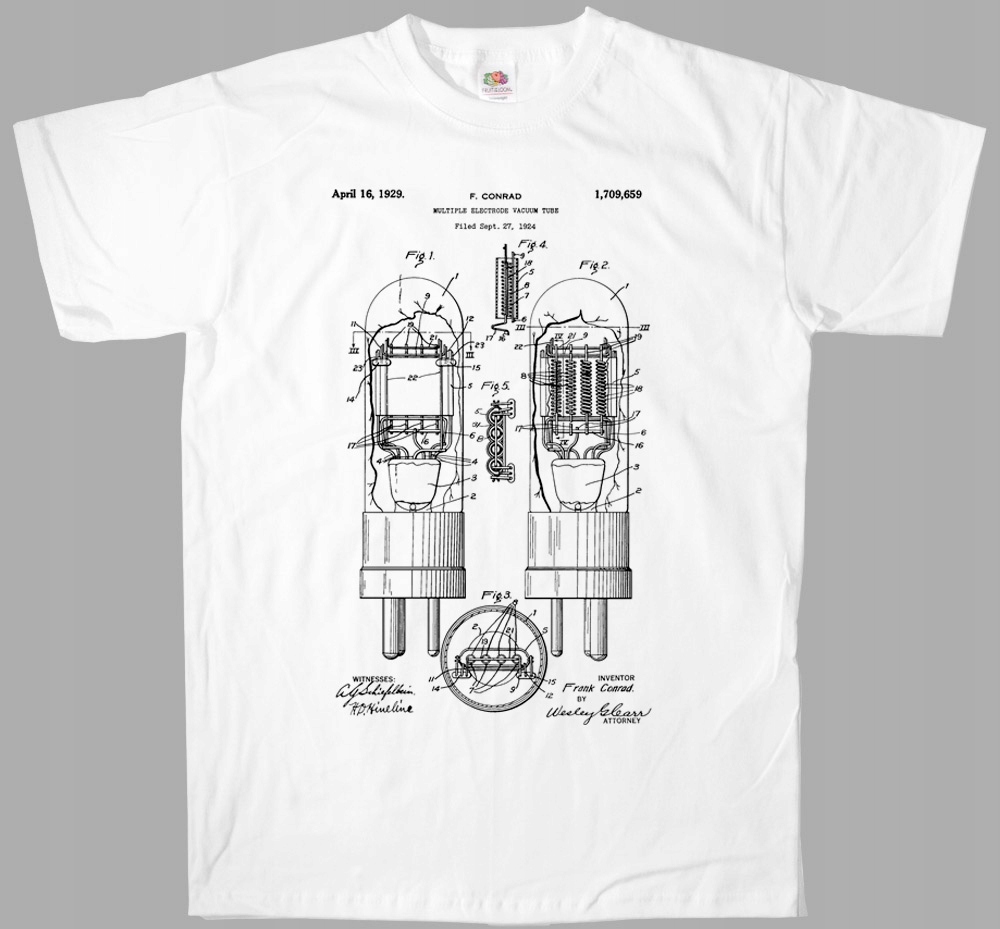 

Lampa elektronowa próżniowa vacuum tube koszulka