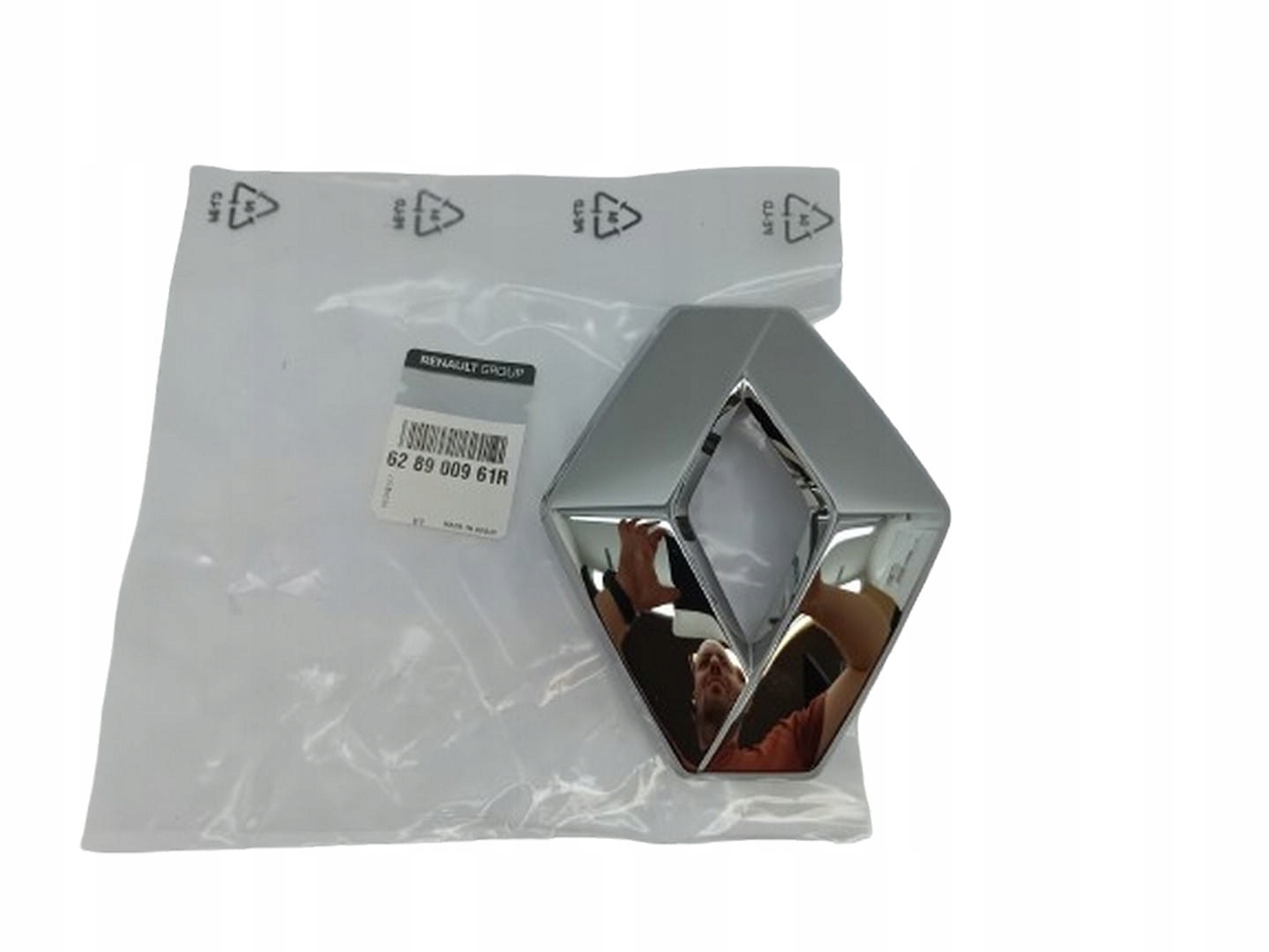 Emblemat Przód 628900961R Nowy Oe Renault Clio V