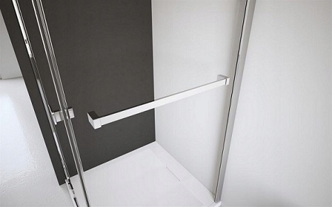 Drzwi prysznicowe RADAWAY Eos DWS 110x197 LEWE Wykończenie szkła przezroczyste