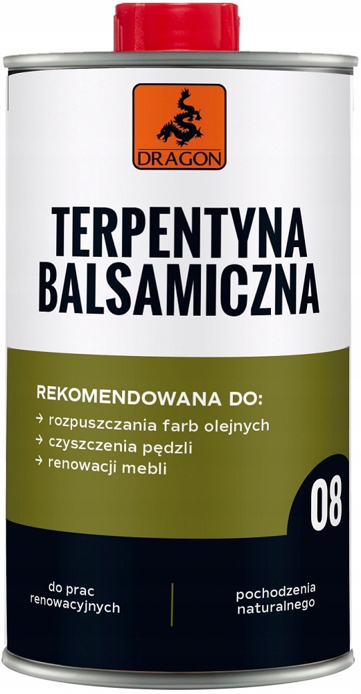 MAS24 TERPENTYNA BALSAMICZNA DRAGON DBT500E 500ml