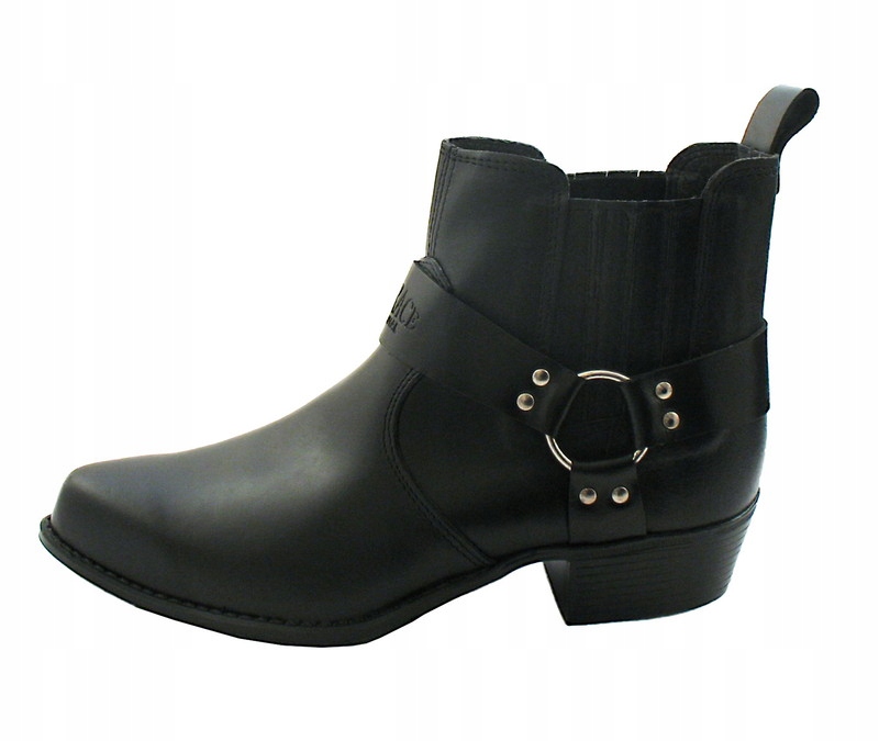 MĘSKIE SKÓRZANE BUTY KOWBOJKI SKÓRA POLSKIE r 43 Długość wkładki 27.5 cm