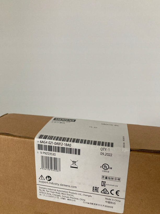 Siemens 6AG4021-0AB12-1BA0 SIMATIC IPC127E Atom E3940 (4C/4T) Industrial Computer — PLCs