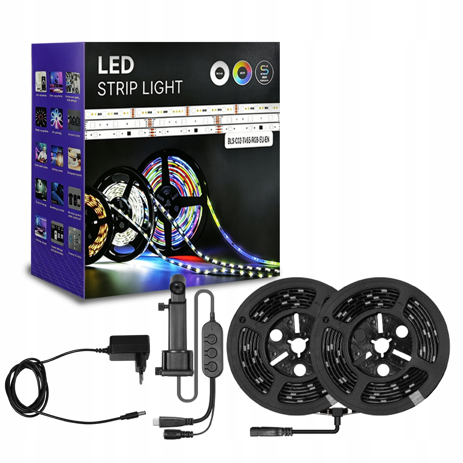 Podsvícení Ambient Backlight pro Tv 55-65" Led pásek Tuya Bluetooth 4.0